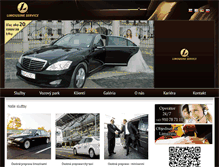 Tablet Screenshot of limousineservice.sk